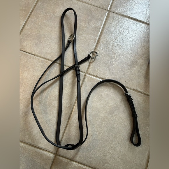✨HOST PICK✨ 🐎Fancy Stitch Dark Brown Running Martingale - Picture 2 of 5